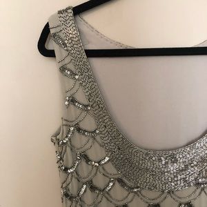 Vintage-Style Gorgeous Beaded Cocktail Dress